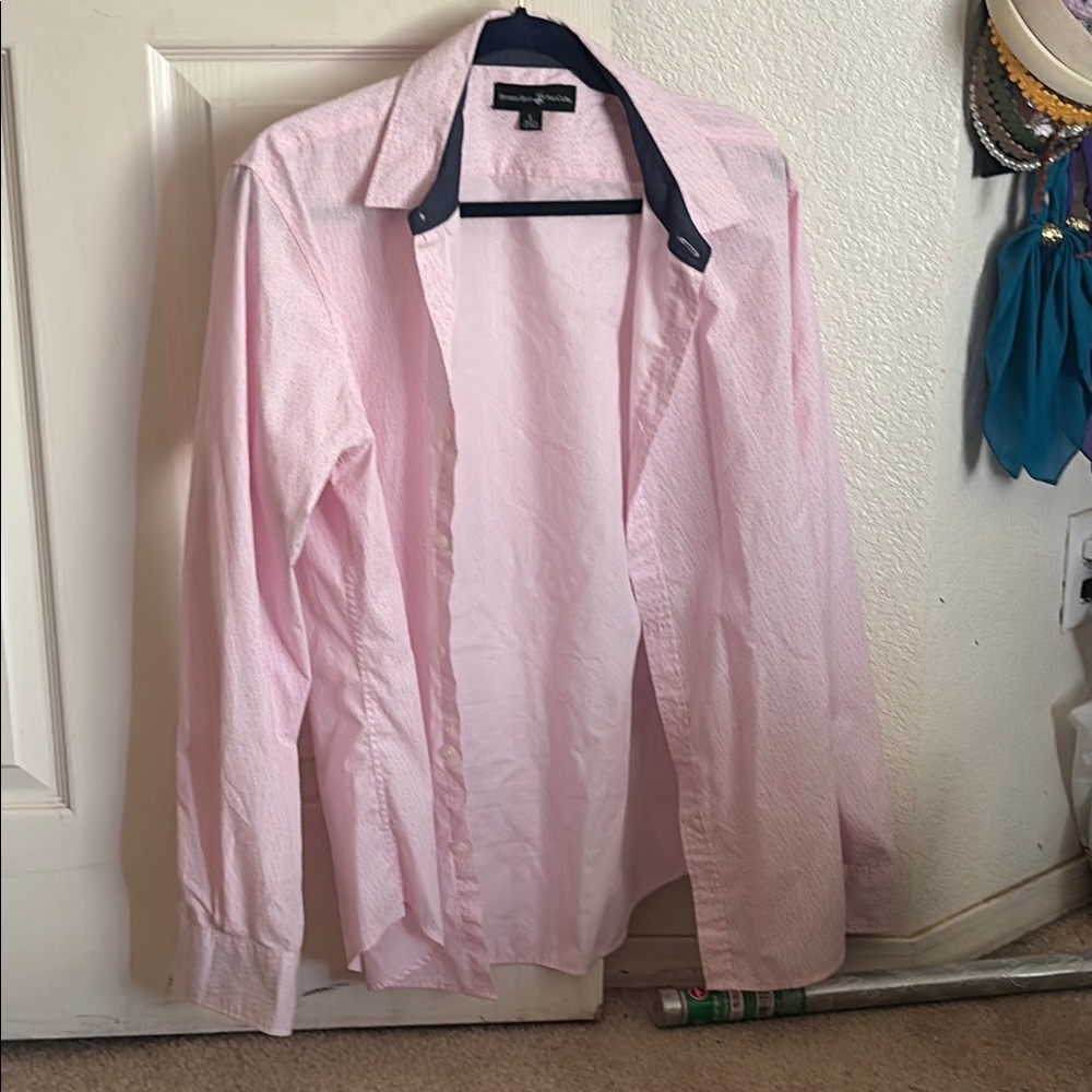 Pink Button-Up Shirt
